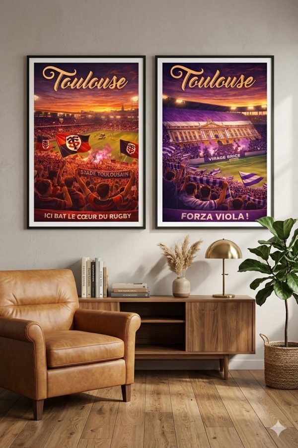 Collection "Ferveur Toulousaine" (TFC & Stade Toulousain)