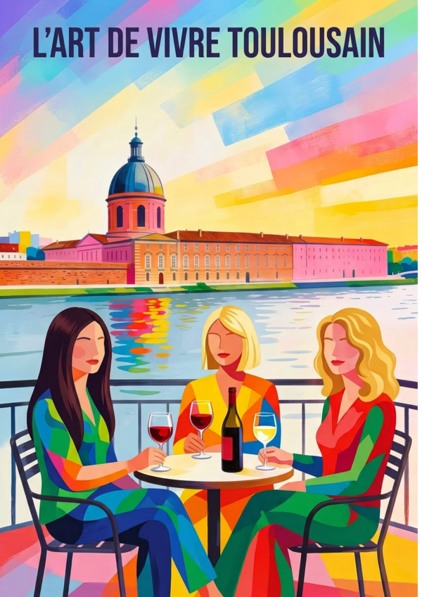 Poster L'Art de Vivre Toulousain